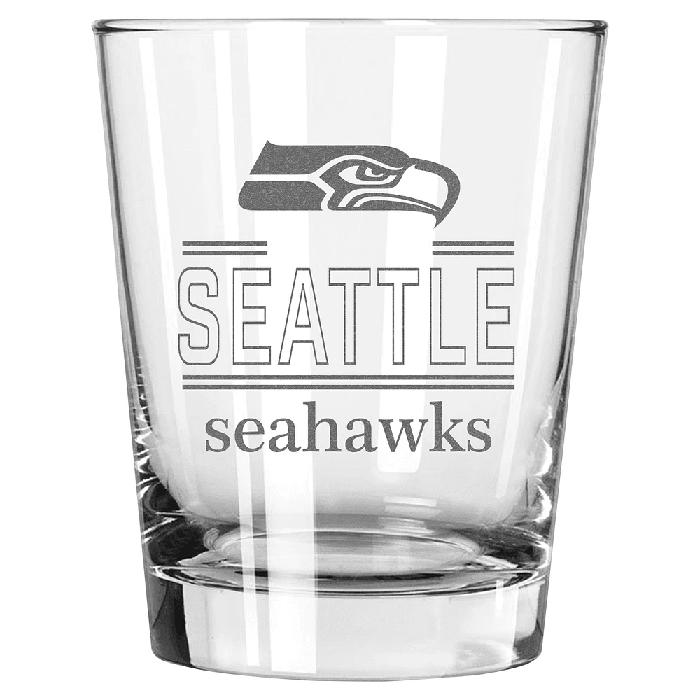 The Memory Company Seattle Seahawks 15oz. Double Old Fashioned Glass