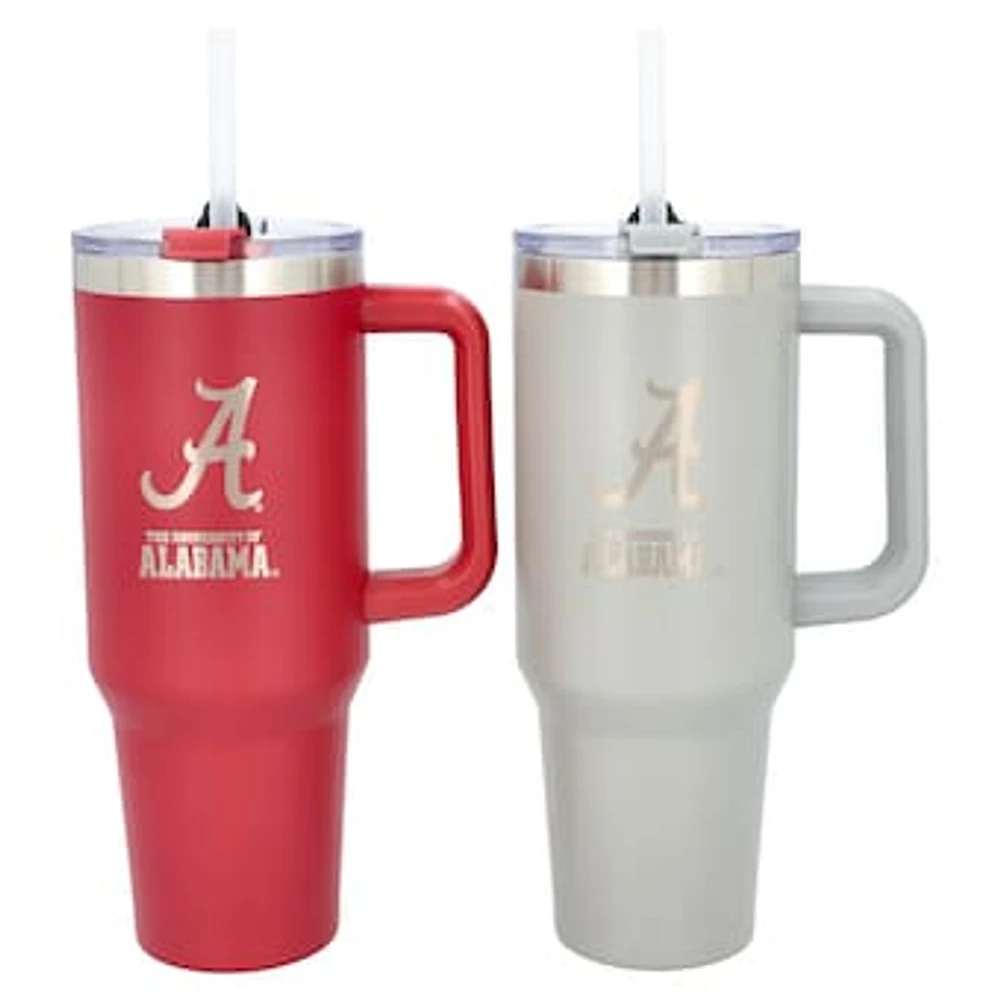 The Memory Company Alabama Crimson Tide 46oz. Home/Away Stainless Steel Colossal Tumbler Two-Pack