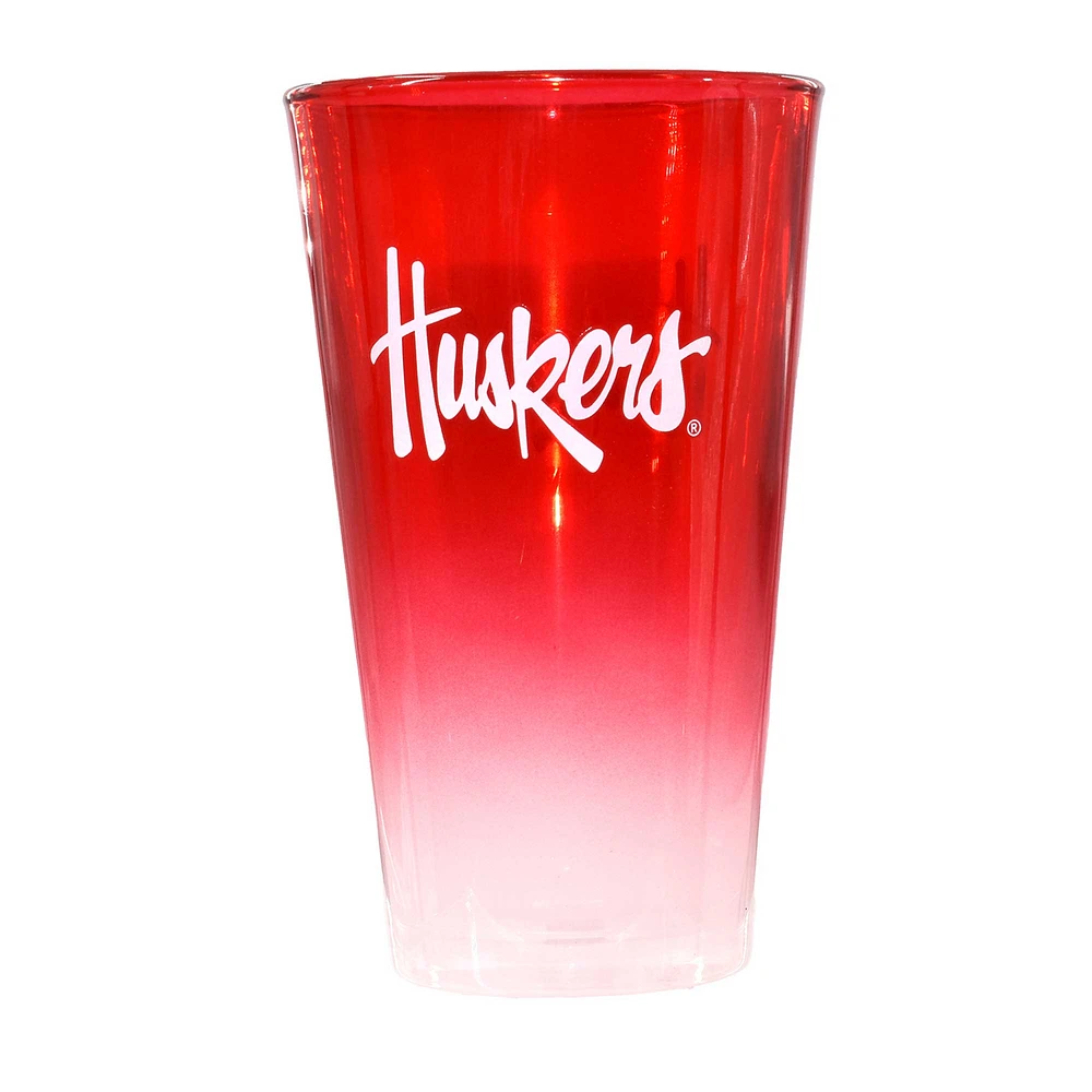 Nebraska Huskers 16oz. Ombre Pint Glass