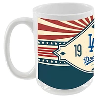 Los Angeles Dodgers 15oz. Americana Diamond Mug