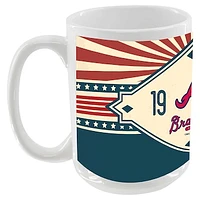 Atlanta Braves 15oz. Americana Diamond Mug