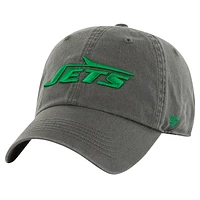 Men's '47 Charcoal New York Jets Classic Franchise Legacy Fitted Hat