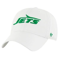 Men's '47 White New York Jets Classic Franchise Legacy Fitted Hat