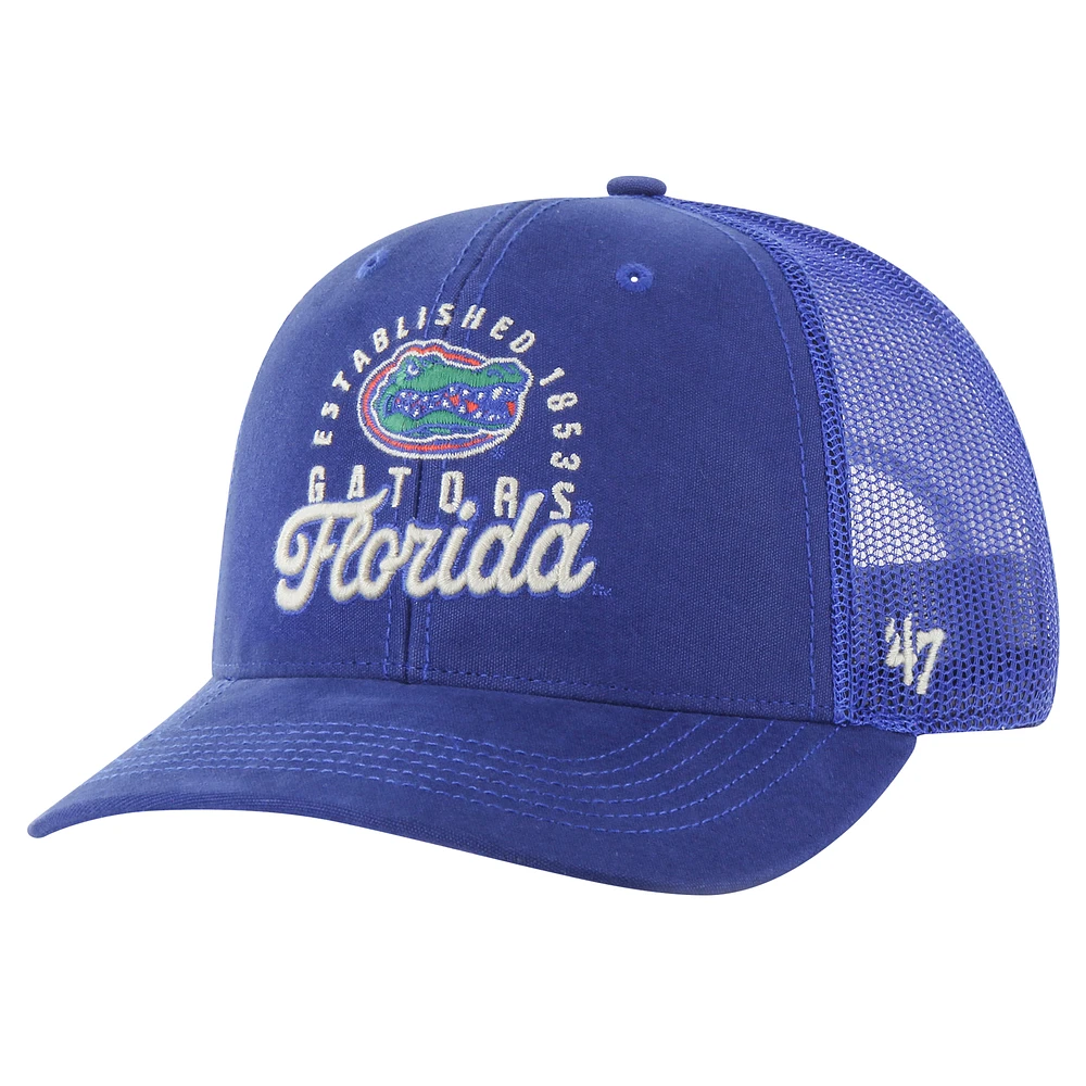 Men's '47 Royal Florida Gators Pitstop Trucker Adjustable Hat