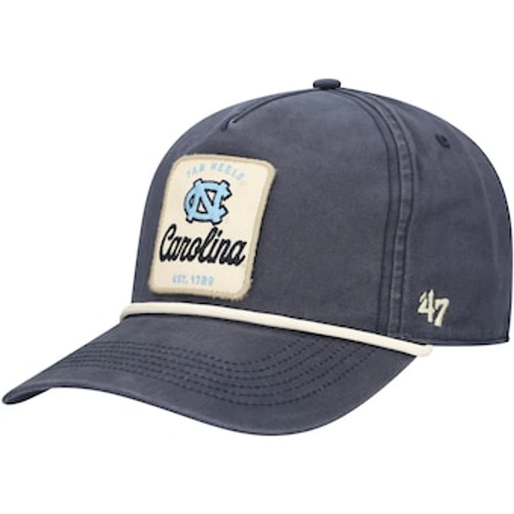 Men's '47 Navy North Carolina Tar Heels Pitstop Hitch Rope Adjustable Hat