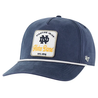 Men's '47 Navy Notre Dame Fighting Irish Pitstop Hitch Rope Adjustable Hat