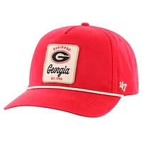 Men's '47 Red Georgia Bulldogs Pitstop Hitch Rope Adjustable Hat