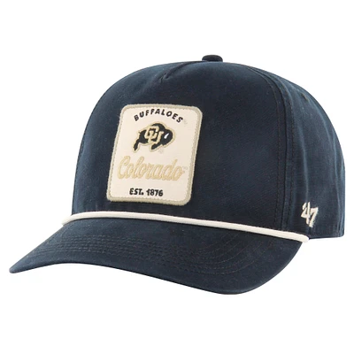 Men's '47 Black Colorado Buffaloes Pitstop Hitch Rope Adjustable Hat