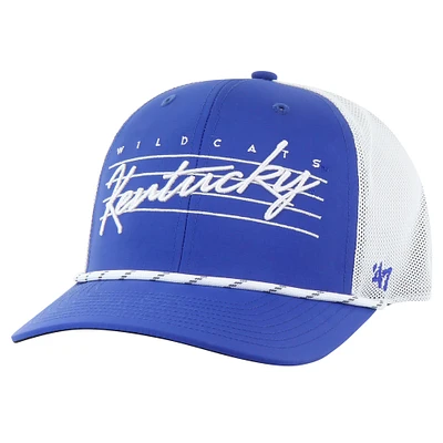 Men's '47 Royal Kentucky Wildcats Downburst Trucker Adjustable Hat