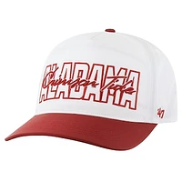 Men's '47  White Alabama Crimson Tide Lineman Hitch Adjustable Hat