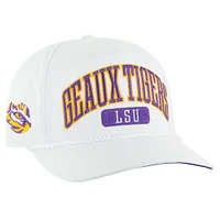 Men's '47  White LSU Tigers Local Arch Hitch Snapback Hat