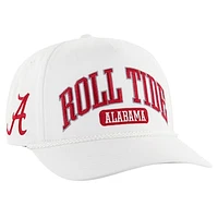 Men's '47  White Alabama Crimson Tide Local Arch Hitch Snapback Hat