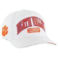 Men's '47  White Clemson Tigers Local Arch Hitch Snapback Hat