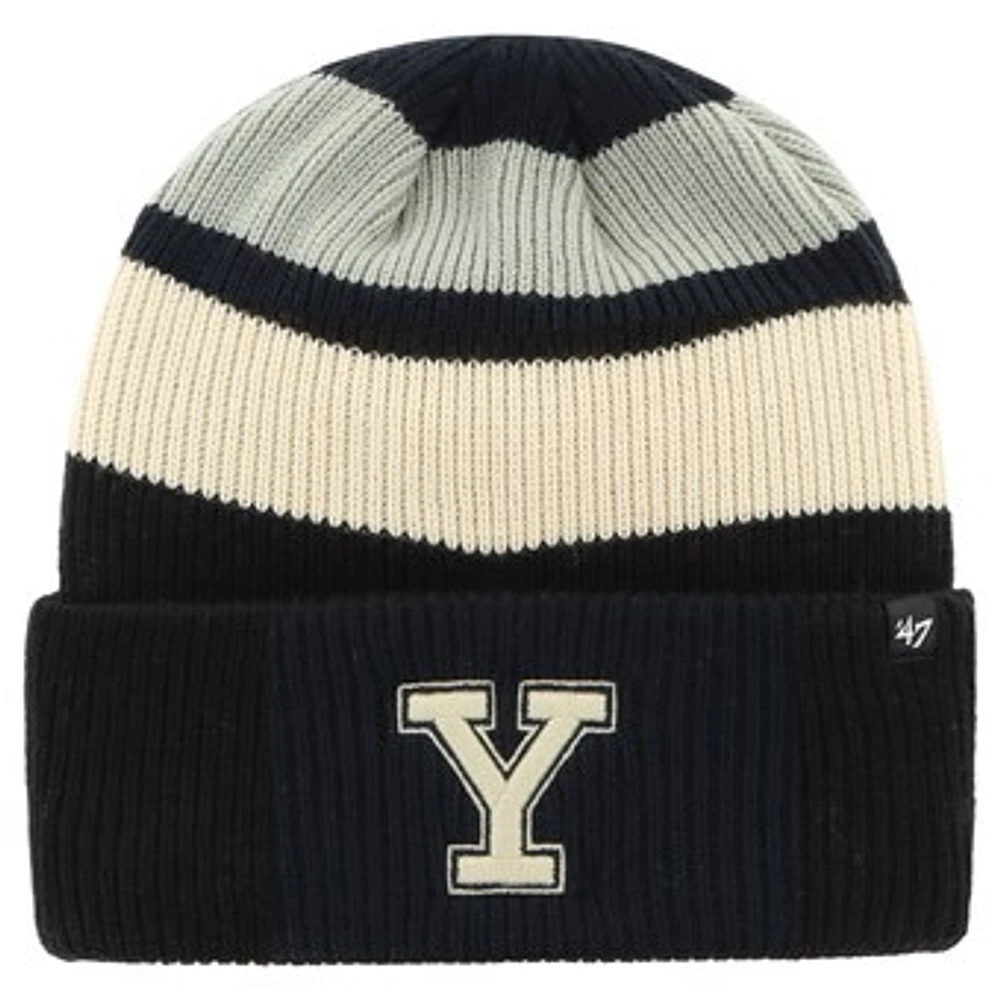 Men's '47 Navy Yale Bulldogs Clubhouse Jennings Cuffed Knit Hat