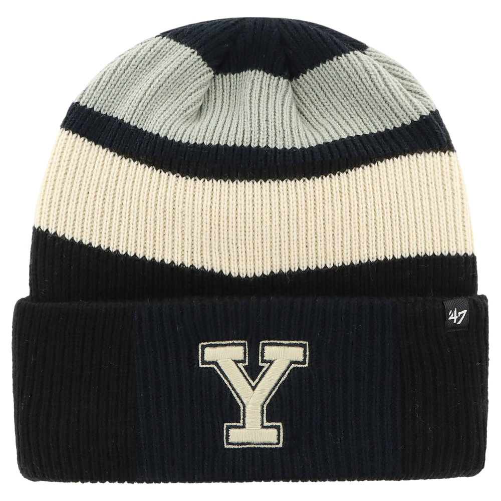 Men's '47 Navy Yale Bulldogs Clubhouse Jennings Cuffed Knit Hat