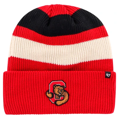 Men's '47 Red Cornell Big Red Clubhouse Jennings Cuffed Knit Hat