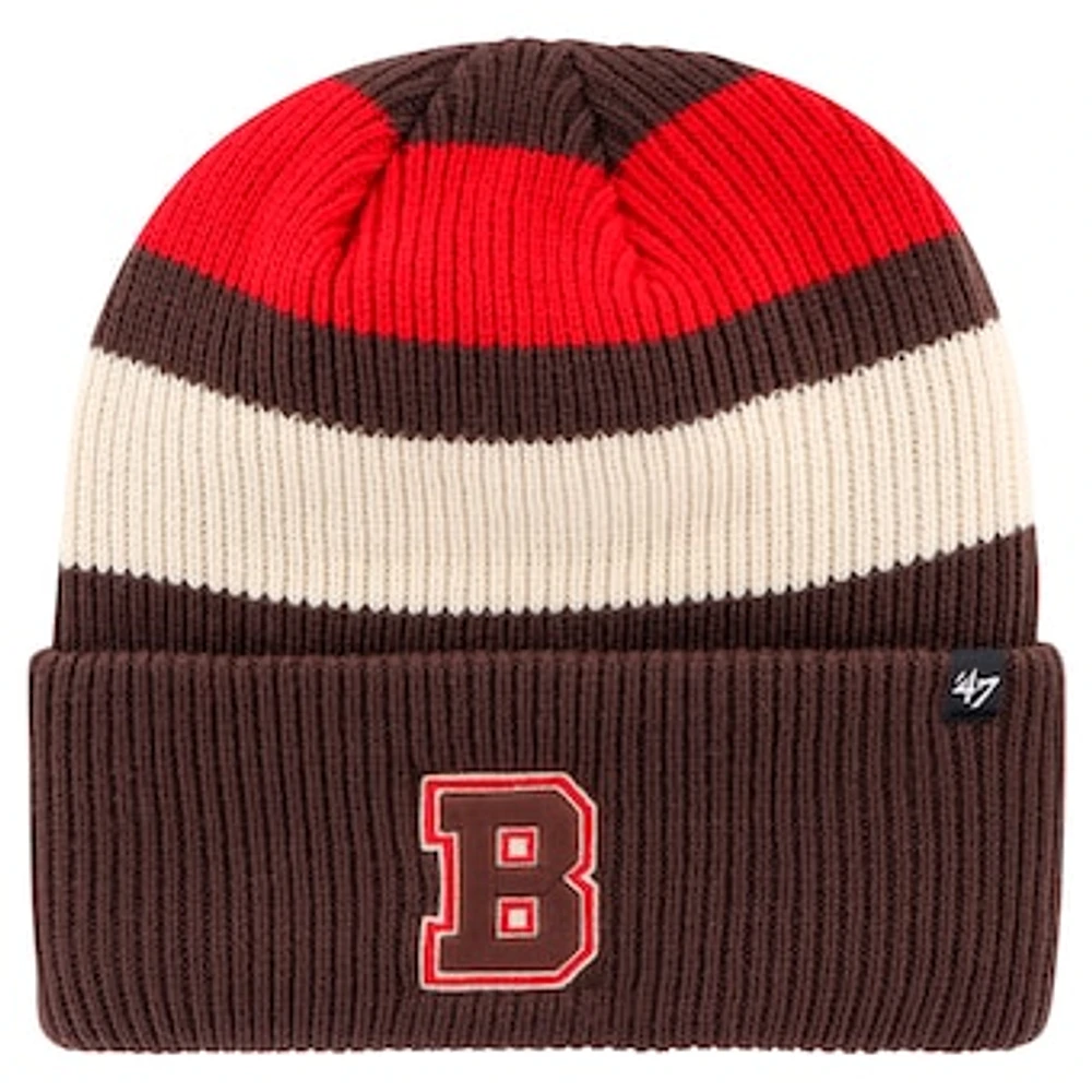 Men's '47 Brown Brown Bears Clubhouse Jennings Cuffed Knit Hat