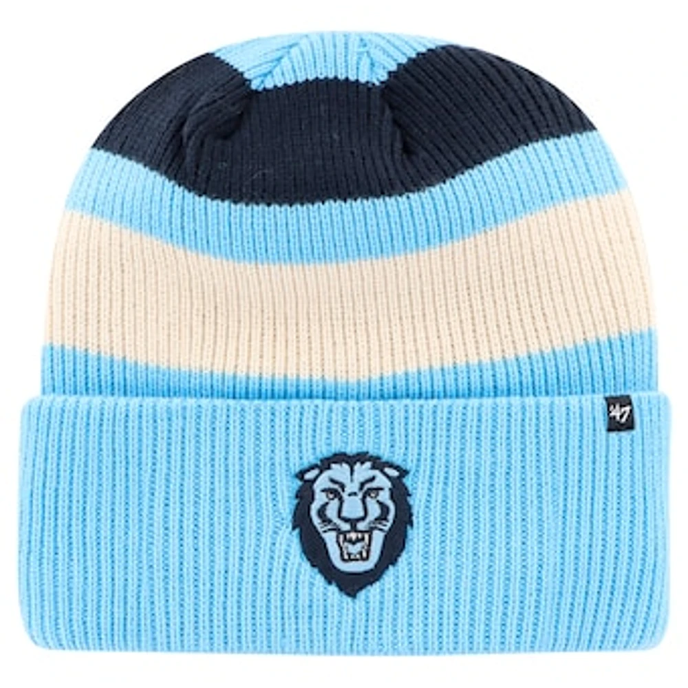 Men's '47 Light Blue Columbia University Clubhouse Jennings Cuffed Knit Hat