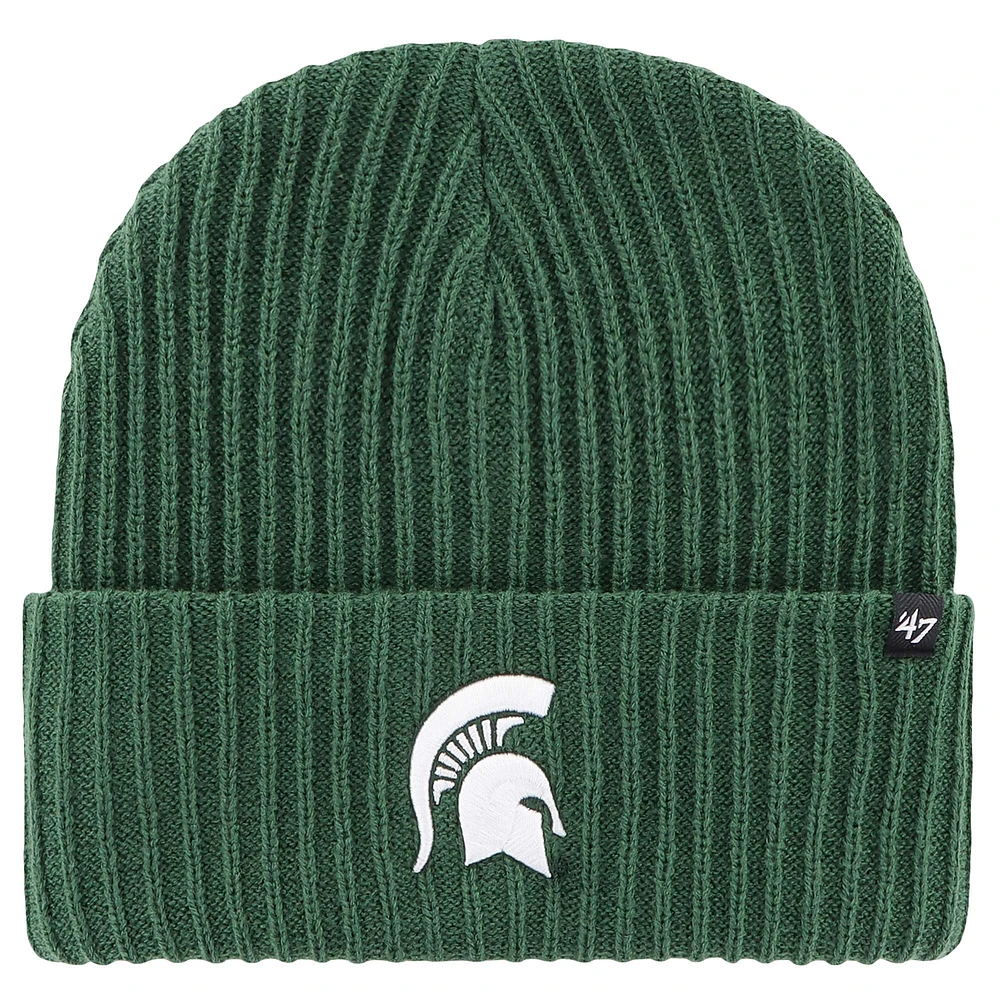 Men's '47 Green Michigan State Spartans Harbor Cuffed Knit Hat