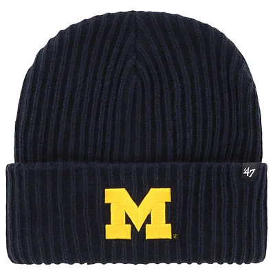 Men's '47 Navy Michigan Wolverines Harbor Cuffed Knit Hat