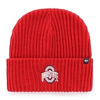 Men's '47 Scarlet Ohio State Buckeyes Harbor Cuffed Knit Hat