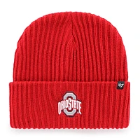 Men's '47 Scarlet Ohio State Buckeyes Harbor Cuffed Knit Hat