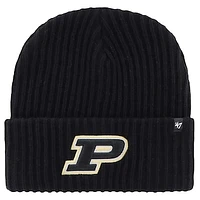 Men's '47 Black Purdue Boilermakers Harbor Cuffed Knit Hat