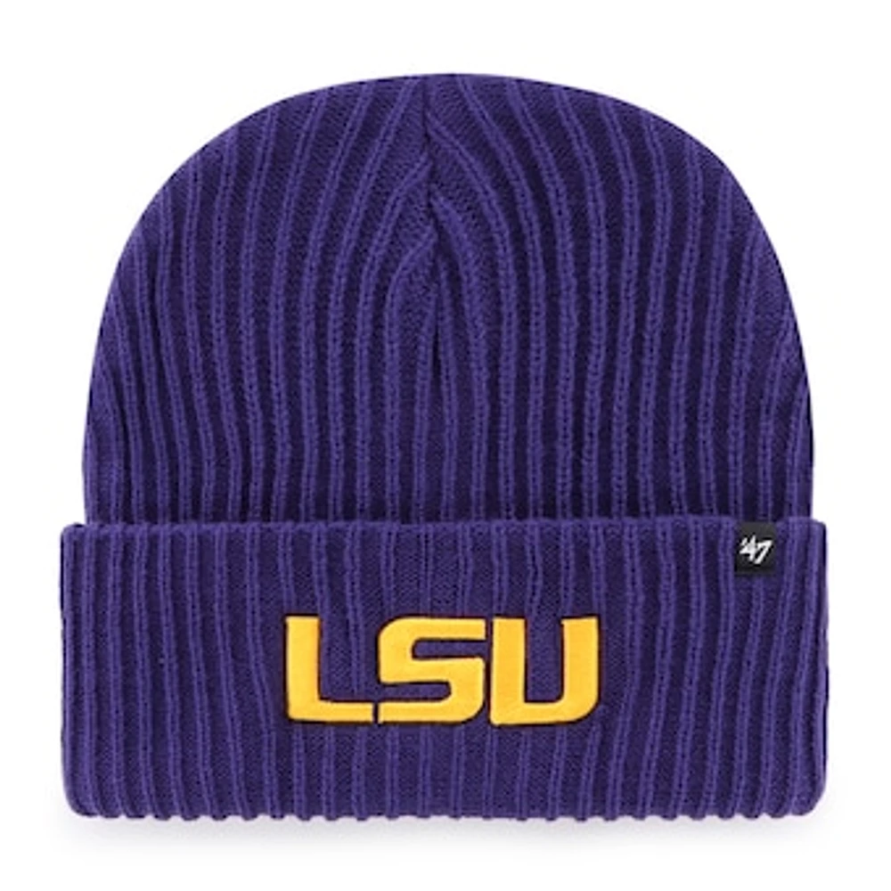 Men's '47 Purple LSU Tigers Harbor Cuffed Knit Hat