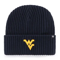 Men's '47 Navy West Virginia Mountaineers Harbor Cuffed Knit Hat