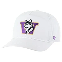 Men's '47 White Washington Huskies Rope Hitch Adjustable Hat