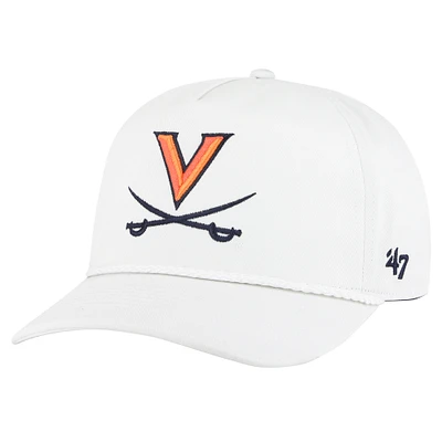 Men's '47 White Virginia Cavaliers Rope Hitch Adjustable Hat