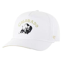 Men's '47 White Colorado Buffaloes Rope Hitch Adjustable Hat