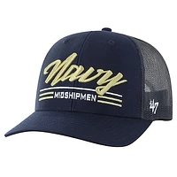 Men's '47 Navy Navy Midshipmen Garner Trucker Adjustable Hat