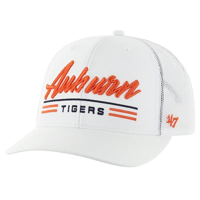 Men's '47 White Auburn Tigers Garner Trucker Adjustable Hat