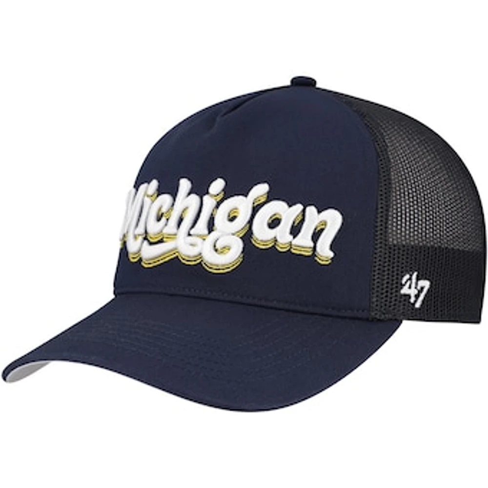 Women's '47 Navy Michigan Wolverines Biloxi Hitch Adjustable Hat