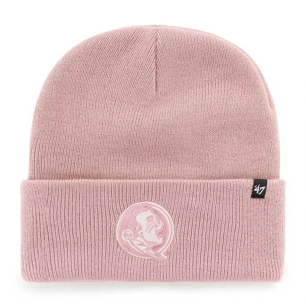 Women's '47 Pink Florida State Seminoles Haymaker Cuffed Knit Hat