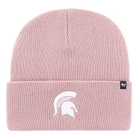 Women's '47 Pink Michigan State Spartans Haymaker Cuffed Knit Hat