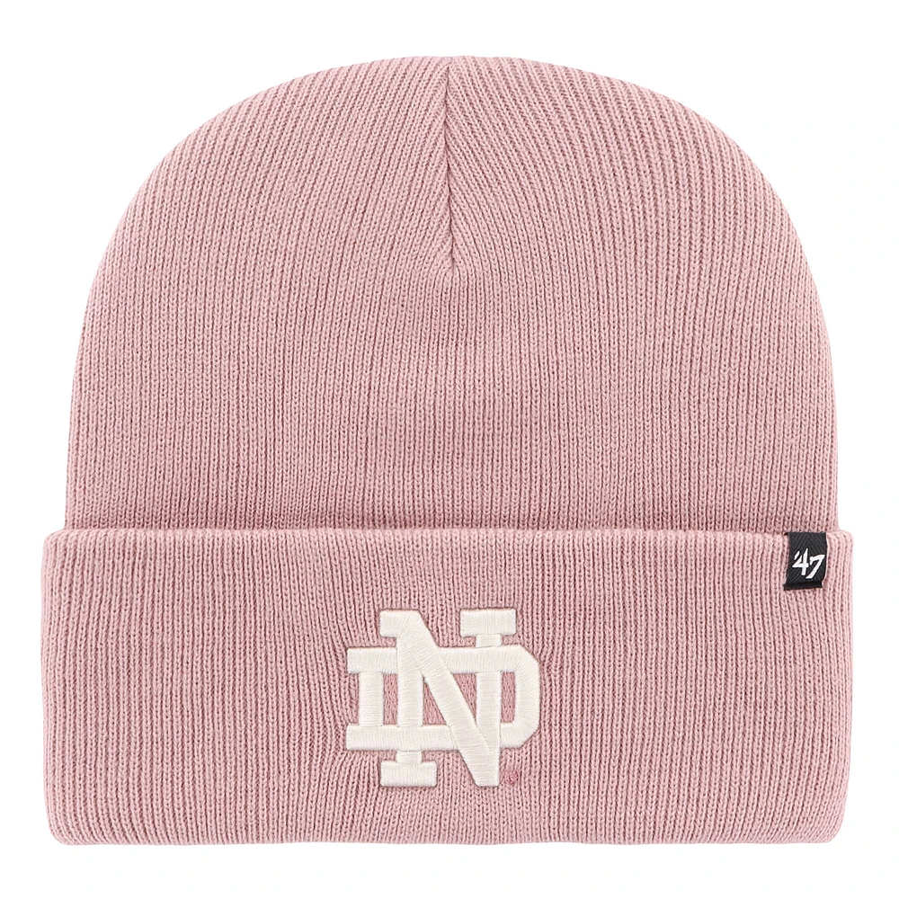 Women's '47 Pink Notre Dame Fighting Irish Haymaker Cuffed Knit Hat