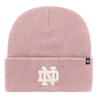 Women's '47 Pink Notre Dame Fighting Irish Haymaker Cuffed Knit Hat