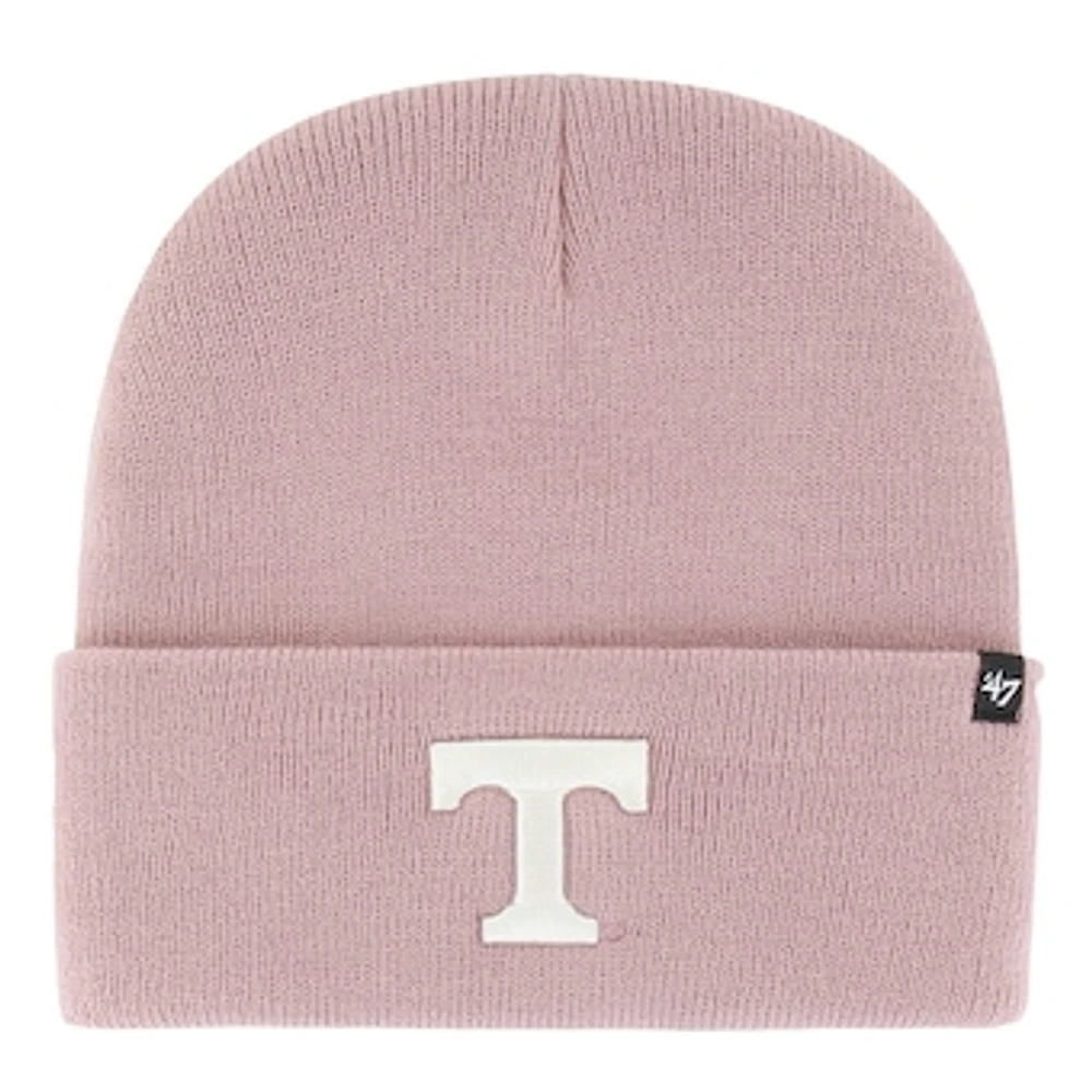 Women's '47 Pink Tennessee Volunteers Haymaker Cuffed Knit Hat