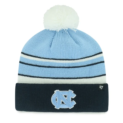 Youth '47 Carolina Blue North Carolina Tar Heels Peewee Cuffed Knit Hat with Pom