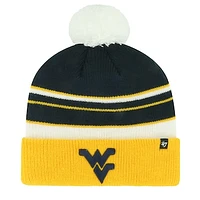 Youth '47 Navy West Virginia Mountaineers Peewee Cuffed Knit Hat with Pom