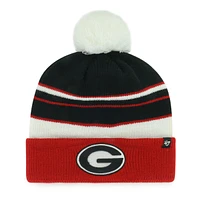 Youth '47 Black Georgia Bulldogs Peewee Cuffed Knit Hat with Pom