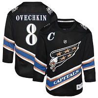 Preschool Alexander Ovechkin Black Washington Capitals  50th Anniversary Replica Jersey