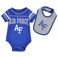 Newborn & Infant Colosseum  Royal Air Force Falcons Chocolate Bodysuit & Bib Set