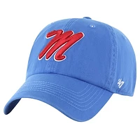 Men's '47 Powder Blue Ole Miss Rebels Classic Franchise Legacy Fitted Hat