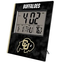Keyscaper Colorado Buffaloes Cross Hatch Digital Desk Clock