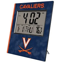 Keyscaper Virginia Cavaliers Cross Hatch Digital Desk Clock