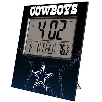 Keyscaper Dallas Cowboys Quadtile Digital Desk Clock