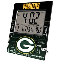 Keyscaper Green Bay Packers Quadtile Digital Desk Clock